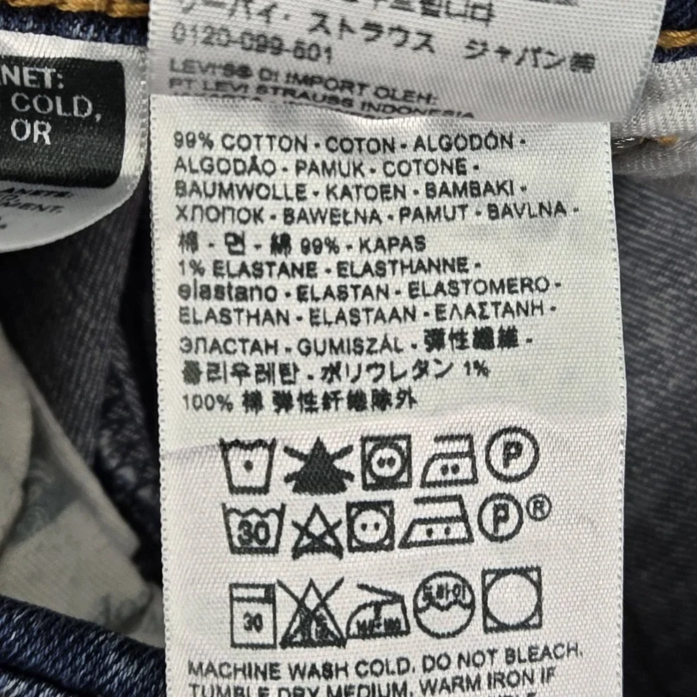 Levi's‎ 514 Men Jeans 30X32 Blue Denim Straight Fit Logo 29